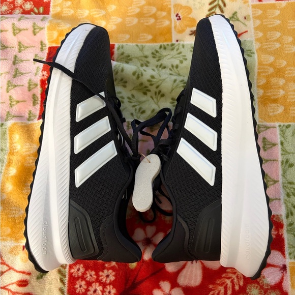 ❤️Adidas black and White Cloudfoam Sneakers Size 11  New X _PLRPTH Running Shoes - Picture 3 of 6